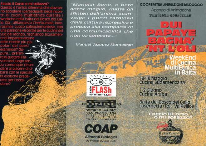 Dui papaye bagna'nt l'oli